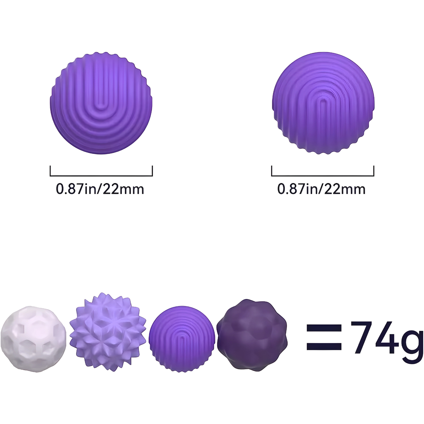 Bolas Sensoriales Antiestrés Magnéticas (4 pzs) – Alivio de Ansiedad y Estrés