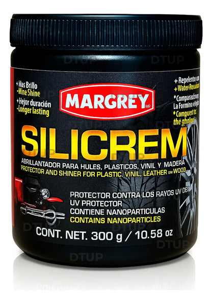 Abrillantador Para Llantas Y Plásticos Silicrem W Margrey 10595232 Color Blanco 300g